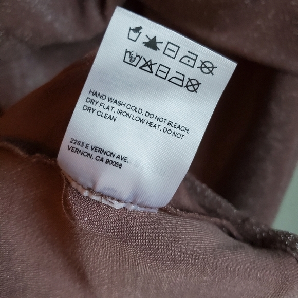 Reformation Breslin in Latte Sparkle size XL NWT - Picture 7 of 9